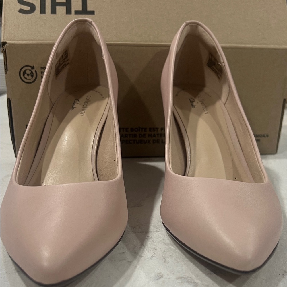Clarks Blush Pink Women's Heels